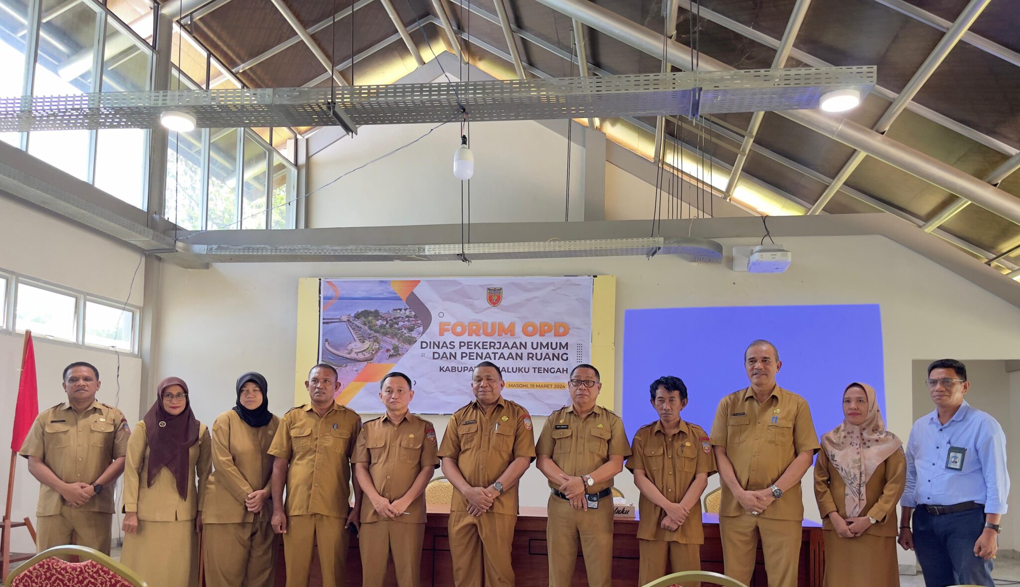 Rapat Forum OPD Dinas PUPR Malteng, (Selasa 19 Maret 2024)